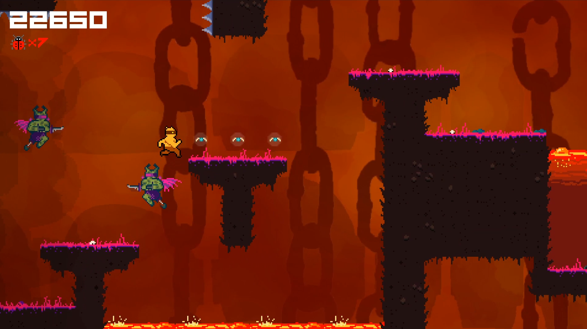 El juego de plataformas de acción arcade ABS vs THE BLOOD QUEEN debuta