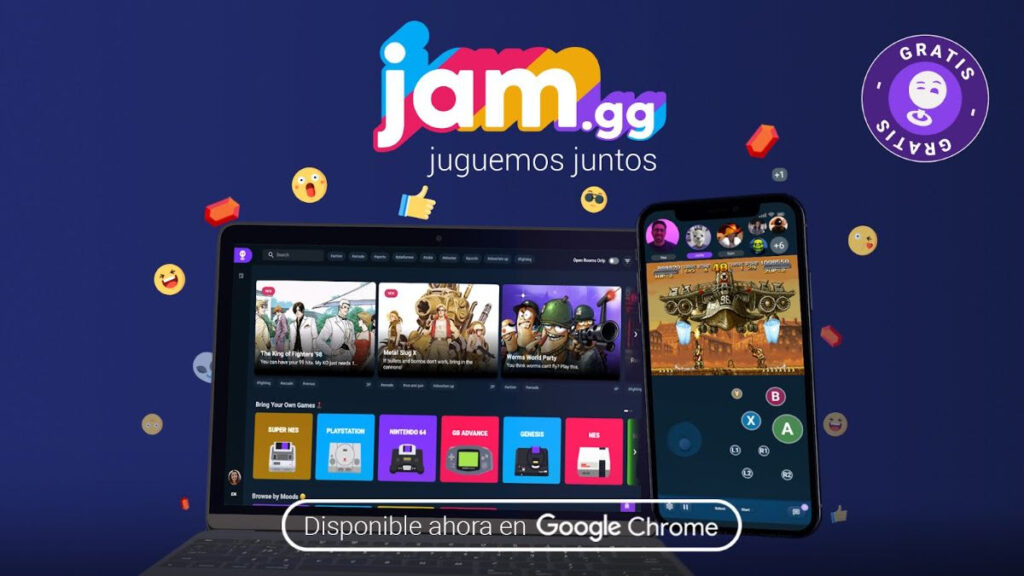 Jam.gg llega gratis a América Latina con juegos populares de ayer y hoy